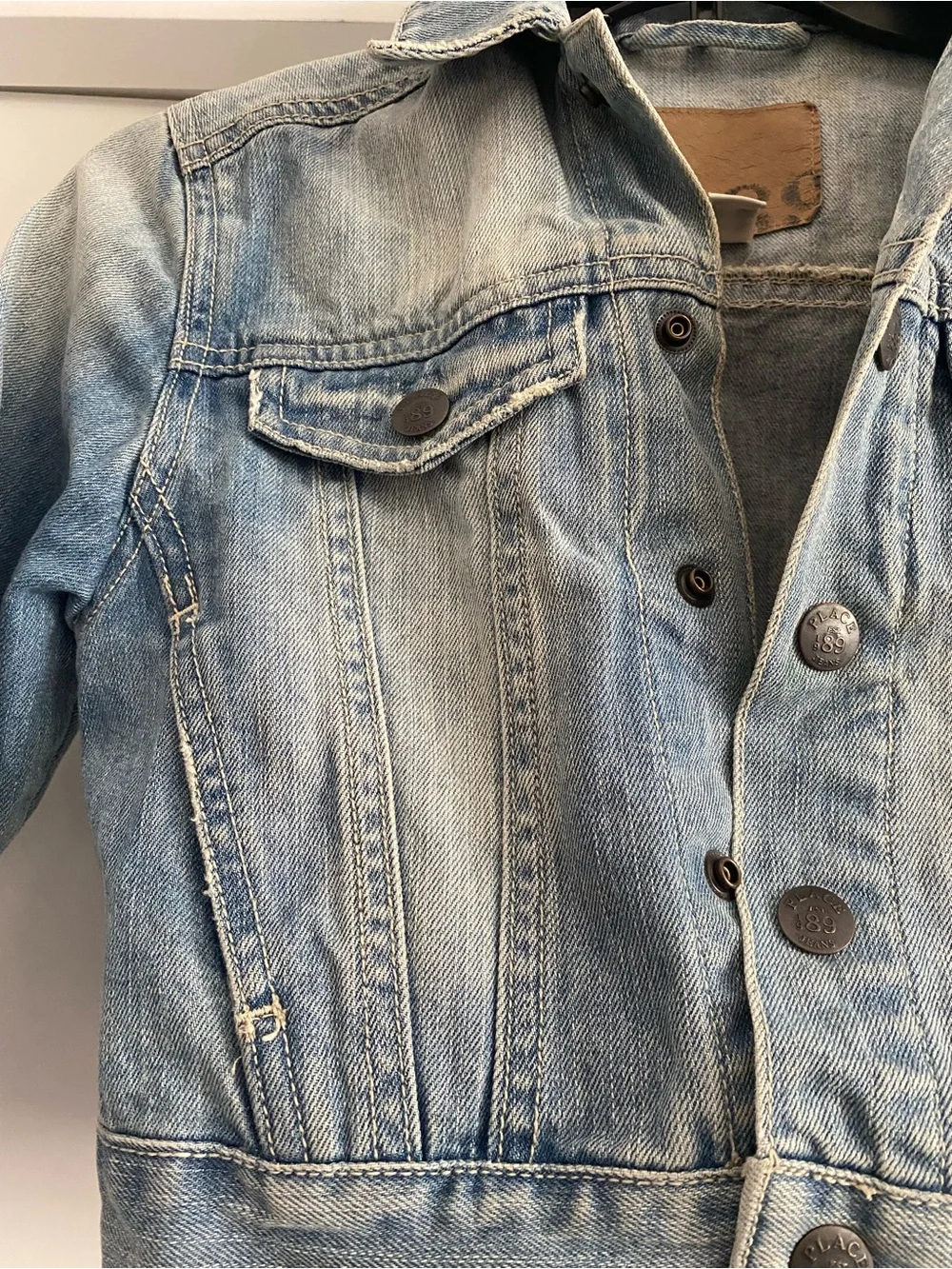 Children’s place Light Blue Kids' Denim Jacket - Classic Button Front